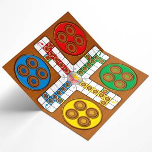 7951 - Wooden Ludo ( S1)